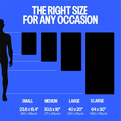 Acteon Microfiber Quick Dry Gym Towel, Silver ION Odor-Free Absorbent Fiber, Fast Drying, Men & Women Workout Gear for Body Sweat, Working Out, Towels - Image 3