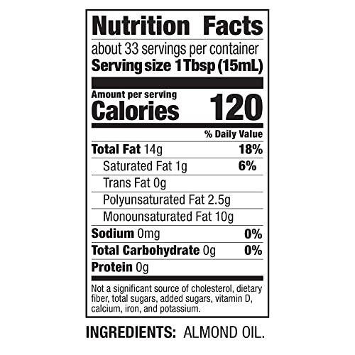 BetterBody Foods Naturally Refined Cooking Oil, Almond Oil, 16.9 Fl Oz - Image 4
