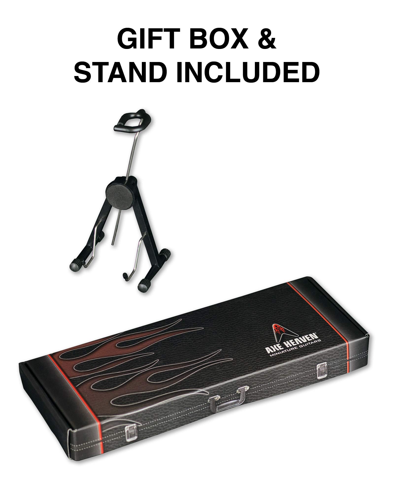 FanMerch Mini Guitar Metallica Collectible James Hetfield Diamond Plate Guitar Replica - Image 2