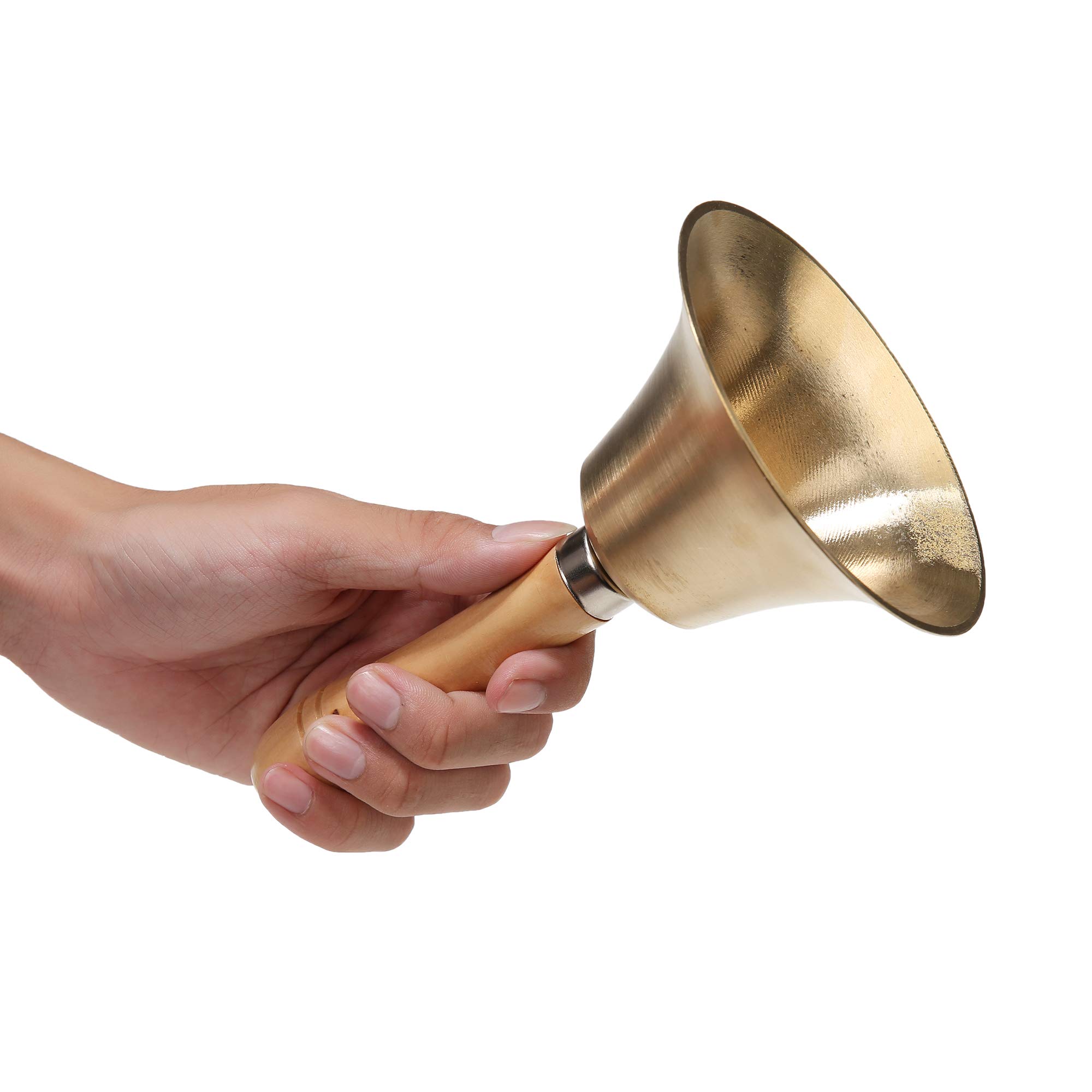 Super Loud Solid Brass Hand Call Bell - Image 5